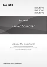 Samsung 300W 6.1Ch Curved Soundbar
HW-J6502 Manual De Usuario