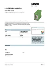 Phoenix Contact Interface converter PSM-EG-RS232/RS232-P/4K 2761444 2761444 Hoja De Datos