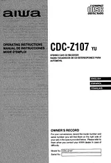 Aiwa CDC-Z107 사용자 가이드