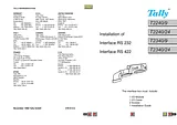TallyGenicom t2240 Инструкции По Установке
