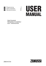 Zanussi ZBB24431SA User Manual