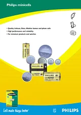 Philips Battery CR1616 CR1616/00B Leaflet
