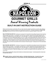 Napoleon Grills BIPT600 Manual Do Utilizador