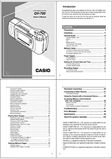 Casio QV-700 User Manual