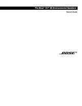 Bose 151 SE User Manual