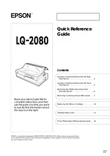 Epson LQ-2080 사용자 설명서