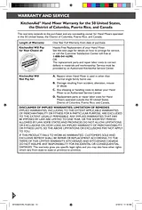 KitchenAid 9-Speed Hand Mixer Warranty Information