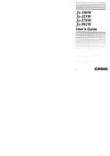 Casio FX-115W User Manual