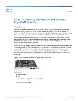 Cisco Cisco RF Gateway 10 Scheda Tecnica