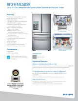 Samsung RF31FMESBSR/ Spezifikationenblatt