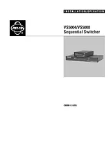 Pelco VS5008 Manual De Usuario