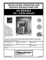 Burnham V8 Series Instruction Manual