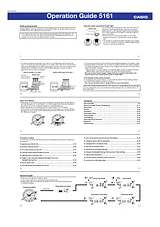 Casio 5161 Manual De Usuario