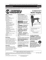 Campbell Hausfeld IN717702AV Справочник Пользователя