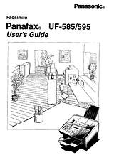 Panasonic UF595 Справочник Пользователя