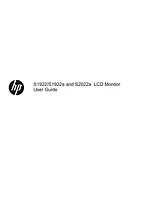 HP (Hewlett-Packard) S1922A ユーザーズマニュアル