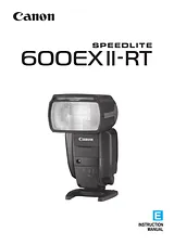 Canon Speedlite 600EX II-RT Manual De Propietario