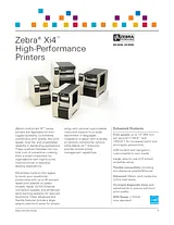 Zebra 110Xi4 113-80E-00104 Техническая Спецификация