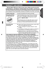 KitchenAid Maximum Extraction Juicer (slow juicer) Warranty Information