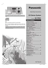Panasonic SC-PM31 ユーザーズマニュアル