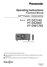 Panasonic PT-DZ21KE Справочник Пользователя