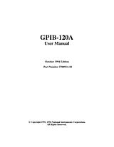 National Instruments GPIB-120A Manual Do Utilizador