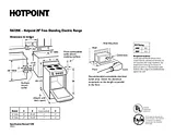 Hotpoint RA720KCT Dimensional Illustrations