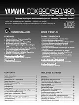 Yamaha CDX-490 User Manual