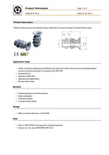 Lappkabel Cable gland with bend relief cone M20 Polyamide Silver-grey (RAL 7001) 53017430 1 pc(s) 53017430 Data Sheet