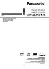 Panasonic DVDS58 Руководство По Работе