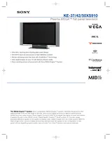 Sony ke-37xs910 产品宣传册