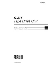 Sony SDZ-S100 用户手册