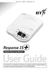 BT Response 15+ Manuel D’Utilisation