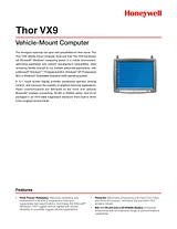 Honeywell Thor VX9 VX9B7RCAFF5A0AET Dépliant