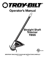 Troy-Bilt TBSS User Manual