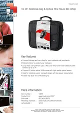 Trust 15.4" Notebook Bag + Mini Mouse 15857 Dépliant