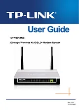 TP-LINK TD-W8961NB Справочник Пользователя