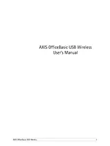 Axis OfficeBasic USB Wireless Print Server 0208-002 Dépliant
