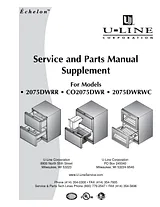 U-Line 2075DWRR Manual Do Utilizador
