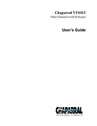 Chaparral VFS113 User Manual