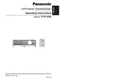 Panasonic PT-P1SDE Справочник Пользователя