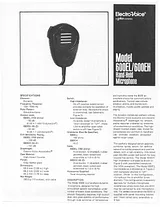 Electro-Voice 600EL Leaflet