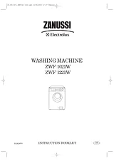 Zanussi zwf 1221w Manual De Usuario