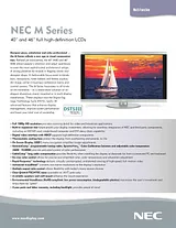 NEC M40-2-AV Dépliant