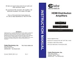 Cable Electronics HM81DA Leaflet
