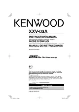 Kenwood XXV-03A Manual De Usuario