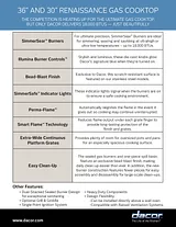 Dacor RGC304SNG Specification Sheet