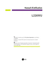LG L226WU-PF Manuel Du Propriétaire