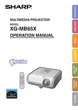 Sharp XG-MB65X Manual Do Utilizador