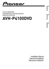 Pioneer AVH-P4100DVD Инструкции По Установке